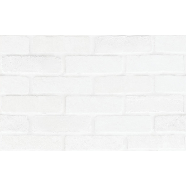 Cersanit White Bricks Structure 25X40