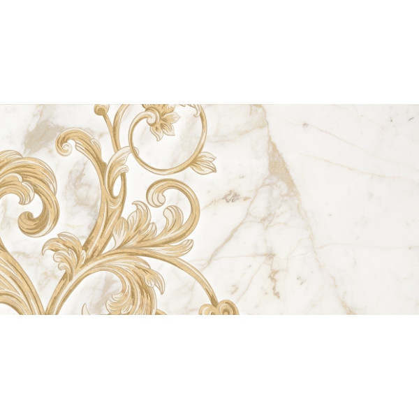 Golden Tile Saint Laurent Decor №3 белый 30x60