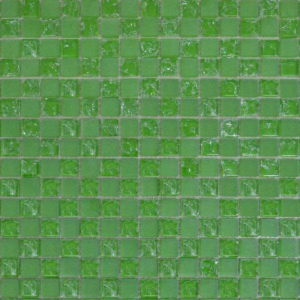 Grand Kerama Мозаика 485 шахматка зеленый матовый-зеленый колотый 30х30