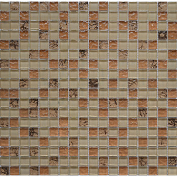 Grand Kerama Мозаика 582 микс бежевый-бронза рельеф-камень 30х30