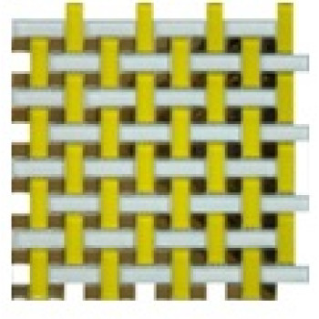 Grand Kerama Мозаика 1080 плетенка желтая  280 x 280