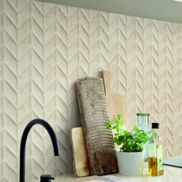 Marazzi Dover Beige Spike 3D RT 30x90