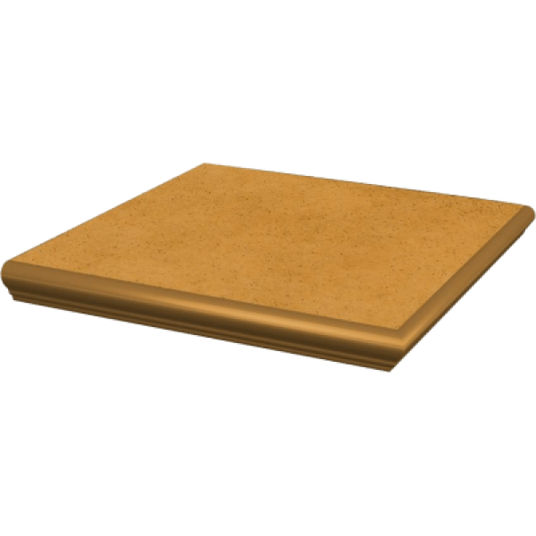 Paradyz Aquarius Beige Stopnica Kapinosem Narozna 33x33