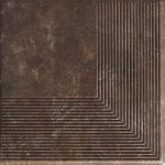 Paradyz Ilario Brown Stopnica Narozna 30x30