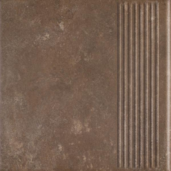 Paradyz Ilario Brown Stopnica Prosta 30x30