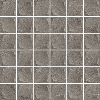 Paradyz Minimal Stone Grafit Mozaika Prasowana K.4,8x4,8 29,8 x 29,8