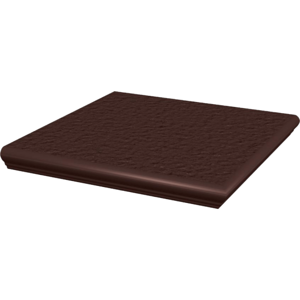 Paradyz Natural Brown Duro Stopnica Narozna 33x33