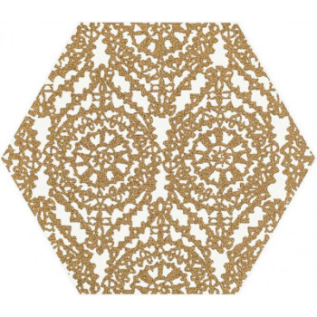 Paradyz Shiny Lines Gold Heksagon Inserto A 19,8 x17,1