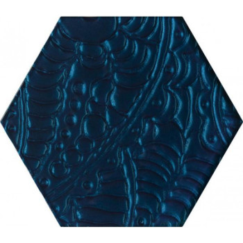 Paradyz Urban Colours Blue Inserto Szklane Heksagon 19,8 x17,1
