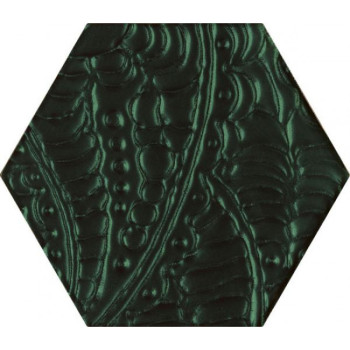 Paradyz Urban Colours Green Inserto Szklane Heksagon 19,8 x17,1