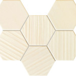 Tubadzin Horizon Ivory Hex Mozaika 28,9x22,1