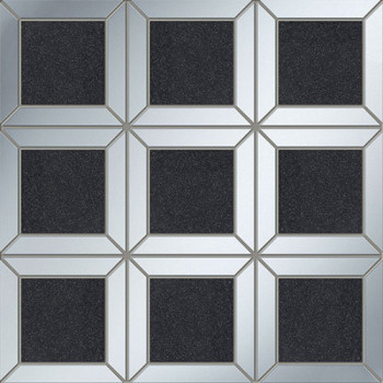 Tubadzin Mozaika Lucid square black 29,8x29,8
