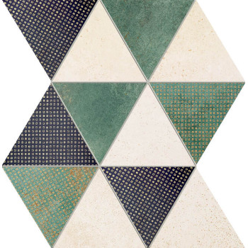 Tubadzin Margot green Mozaika 32,8x25,8