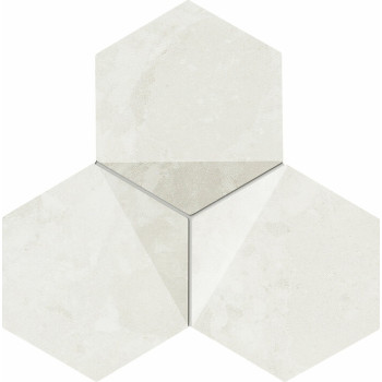 Tubadzin Scoria mozaika scienna white  19,2x16,5