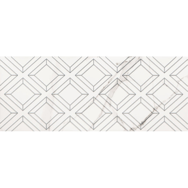 Tubadzin Vienna Decor White STR 29.8x74.8