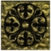 Grand Kerama Тако напольная вставка Леано золото рифл., 6,6х6,6