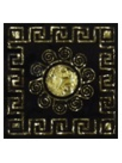 Grand Kerama Тако напольная вставка Византия золото рифл., 6,6*6,6