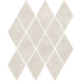 Плитка Afternoon Silver Mozaika Prasowana Romb Pillow 20,6X23,7