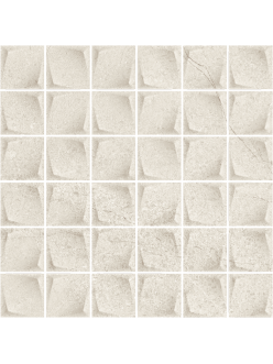 Плитка Paradyz Minimal Stone Grys Mozaika Prasowana K.4,8x4,8 29,8 x 29,8
