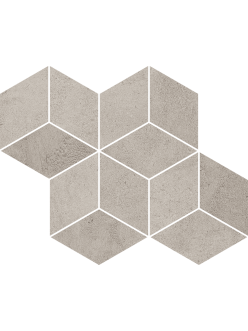 Плитка Paradyz Pure City Grys Mozaika Prasowana Romb Hexagon 20,4x23,8