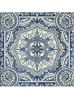 Плитка Paradyz Sevilla Azul Gres Szkl. Struktura Dekor Е 19,8 х 19,8