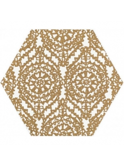 Плитка Paradyz Shiny Lines Gold Heksagon Inserto A 19,8 x17,1