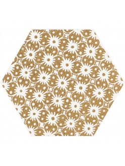 Плитка Paradyz Shiny Lines Gold Heksagon Inserto D 19,8 x17,1