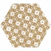 Плитка Paradyz Shiny Lines Gold Heksagon Inserto D 19,8 x17,1