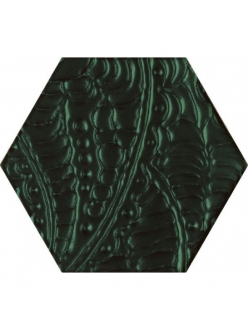 Плитка Paradyz Urban Colours Green Inserto Szklane Heksagon 19,8 x17,1