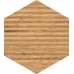 Плитка Tubadzin Flare wood hex 11x12,5