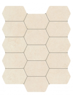 Плитка Tubadzin Lemon Stone Mozaika Scienna White 29,8x25