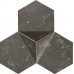 Плитка Tubadzin Scoria mozaika scienna black 19,2x16,5